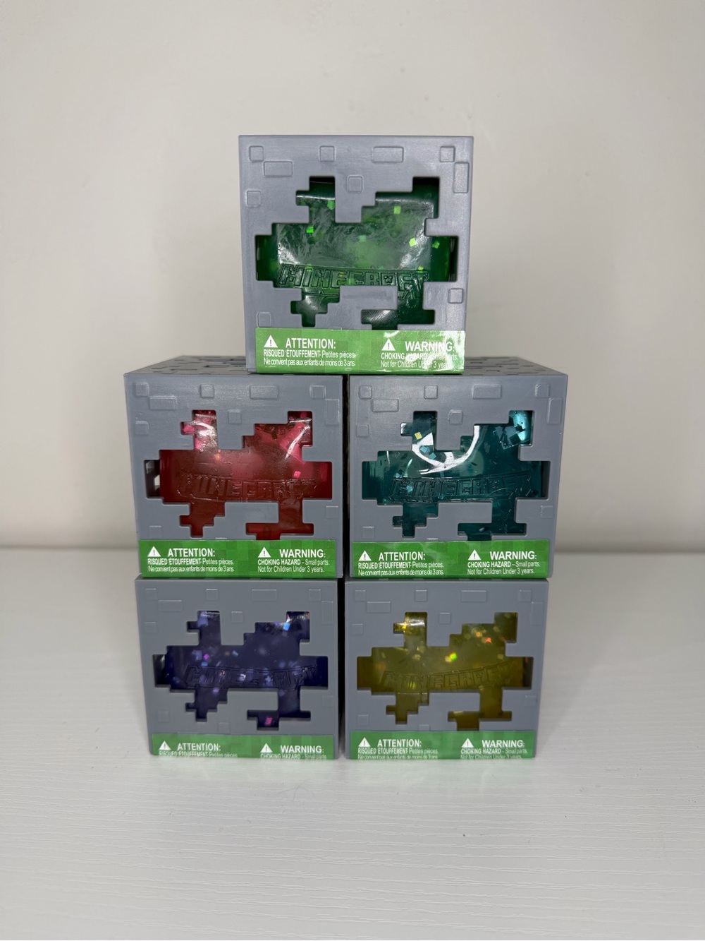 Minecraft Jelly Cube Collectible - 5 Pieces